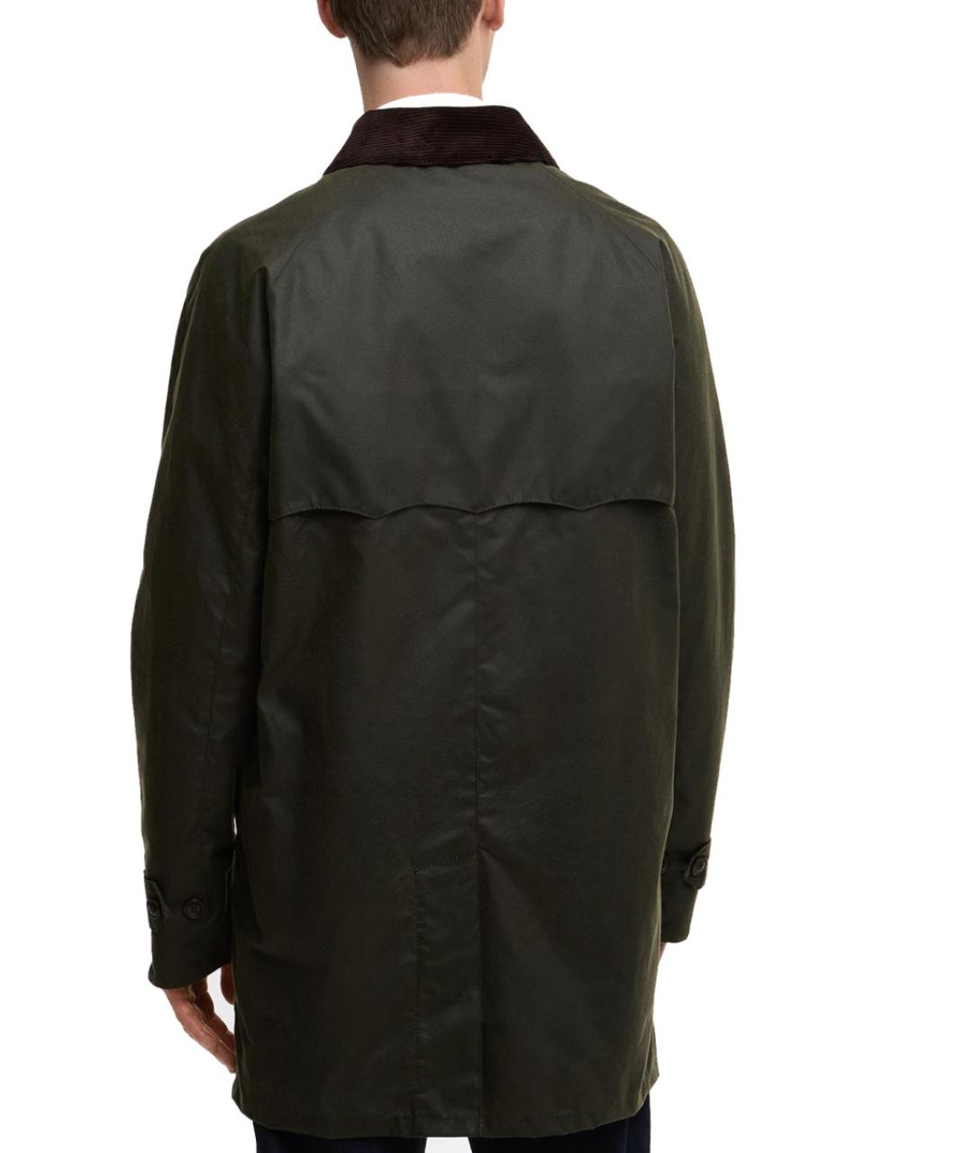 BARRACUTA Зеленые хлопковое пальто, фото 4