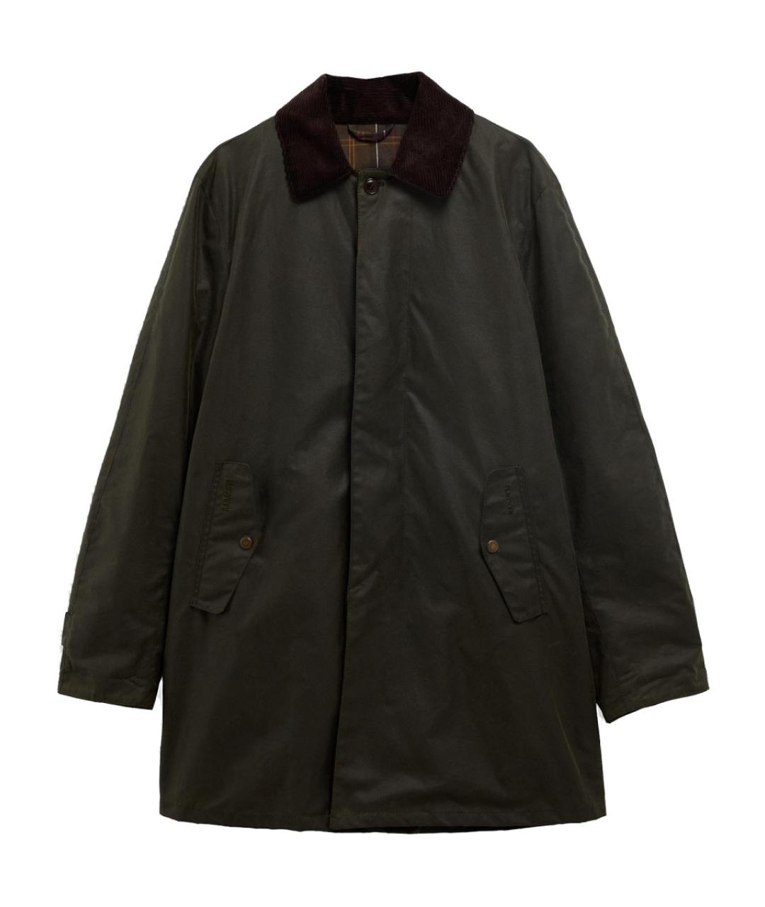 BARRACUTA Зеленые хлопковое пальто, фото 1