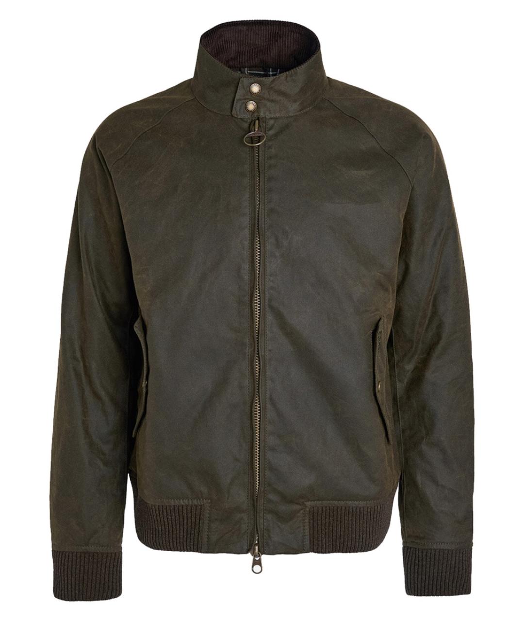 BARRACUTA Зеленая хлопковая куртка, фото 1