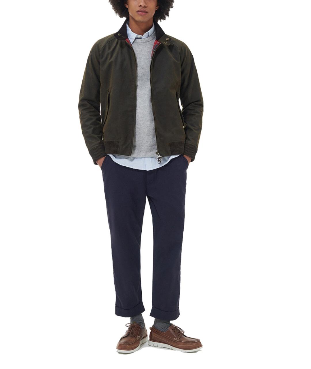 BARRACUTA Зеленая хлопковая куртка, фото 2