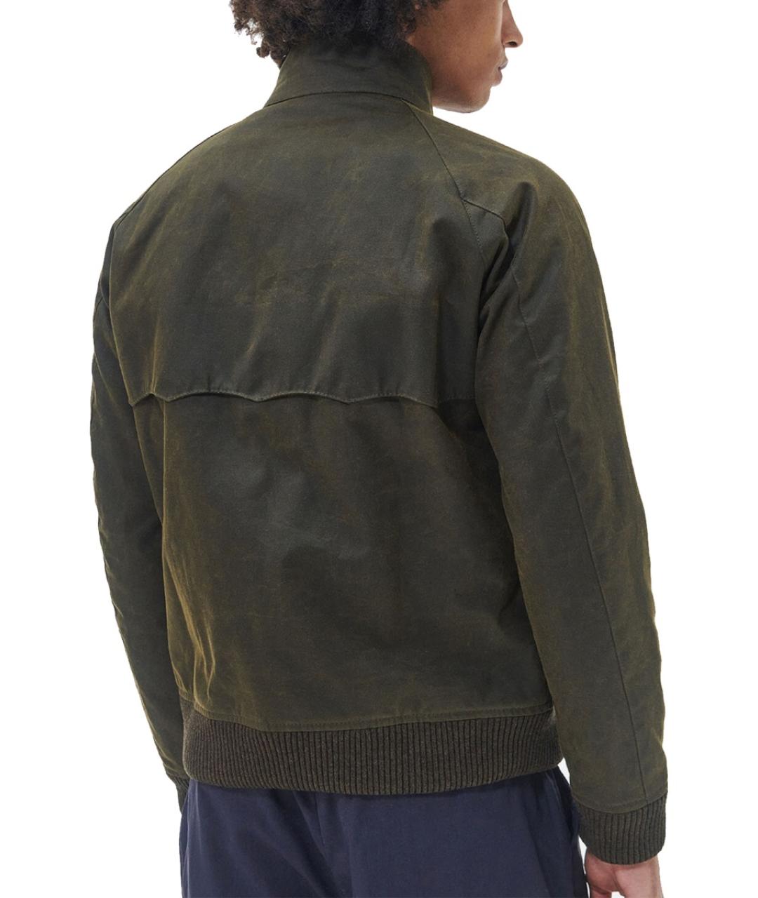 BARRACUTA Зеленая хлопковая куртка, фото 4