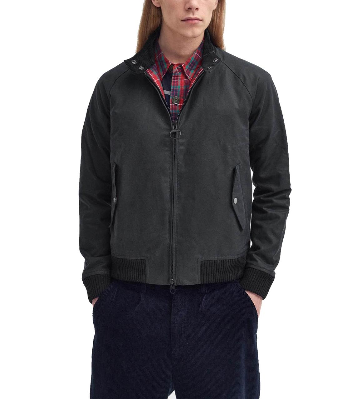 BARRACUTA Черная хлопковая куртка, фото 3