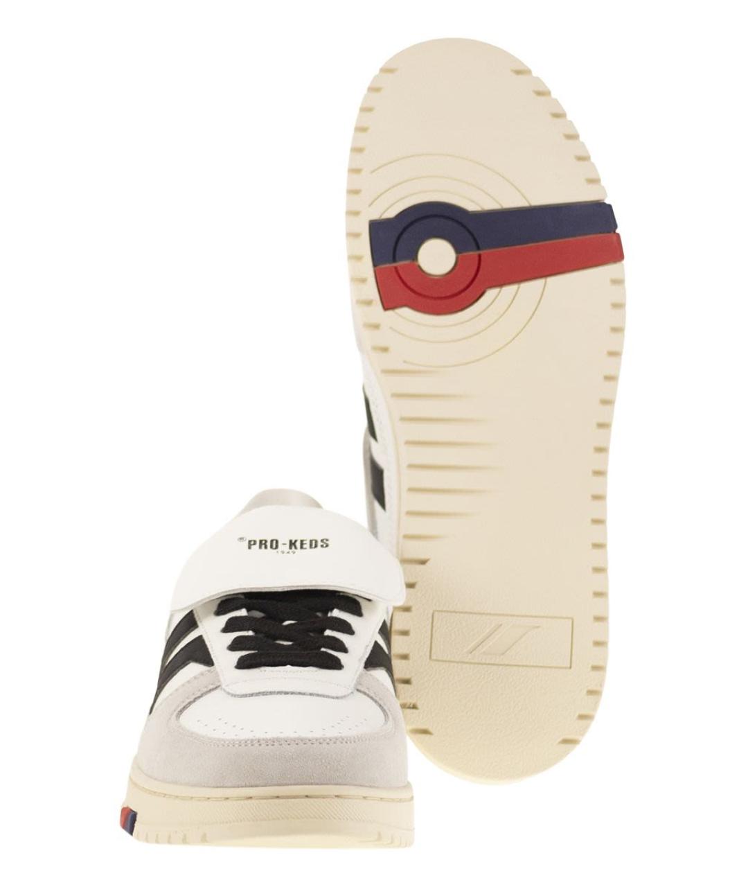 PRO-KEDS Белые кожаные низкие кроссовки / кеды, фото 5