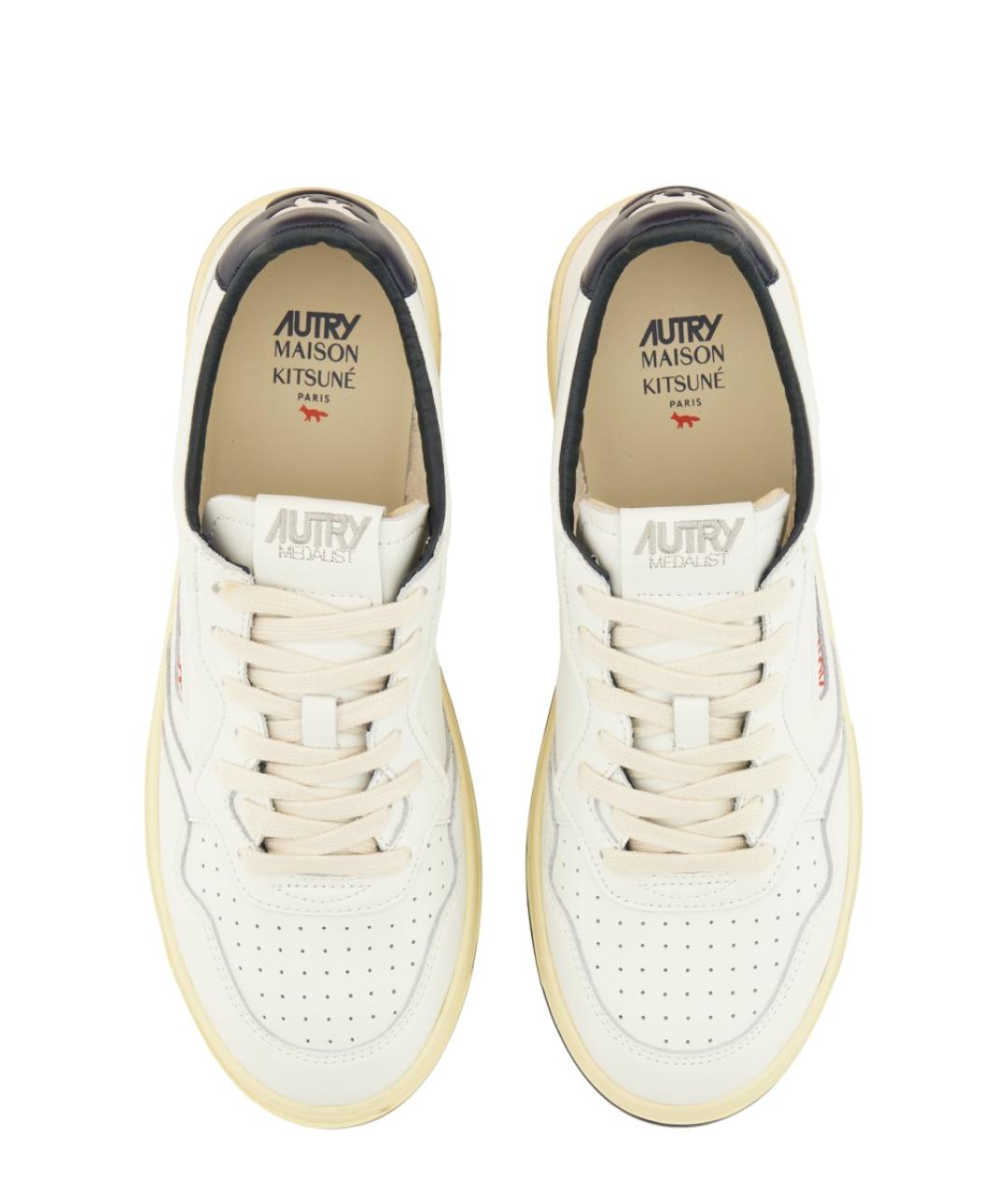 AUTRY Белые кожаные кеды, фото 5
