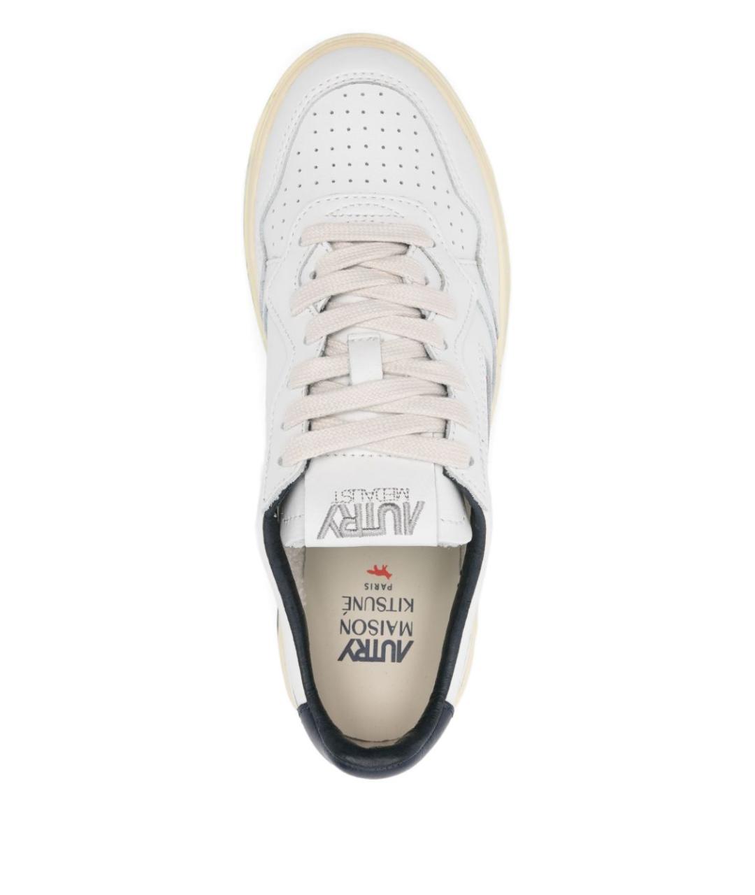 AUTRY Белые кожаные кеды, фото 4