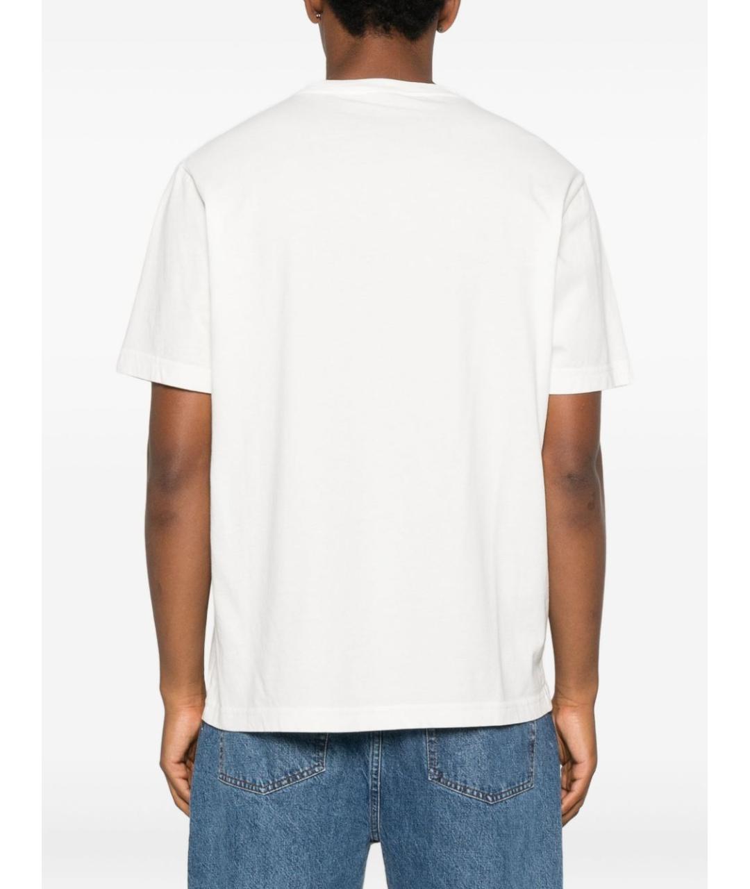 AUTRY Белая хлопковая футболка, фото 2