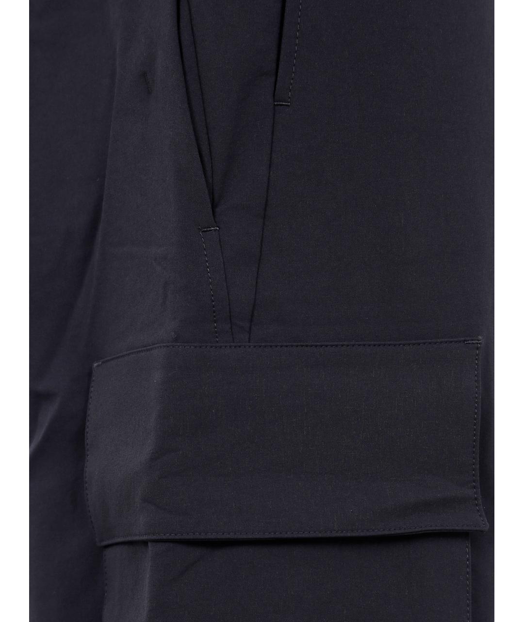 LAMINAR Черные полиэстеровые повседневные брюки, фото 3