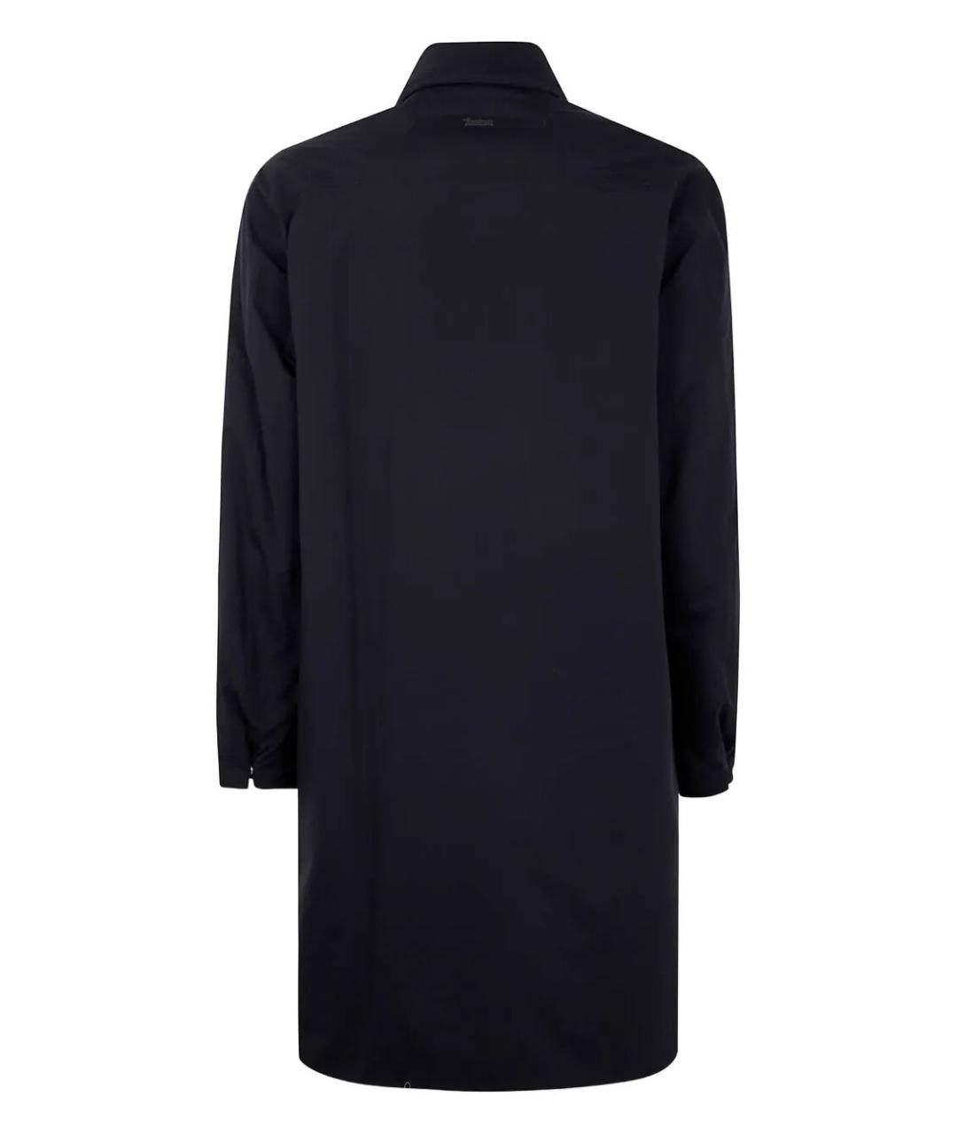 LAMINAR Черное полиамидовое пальто, фото 2