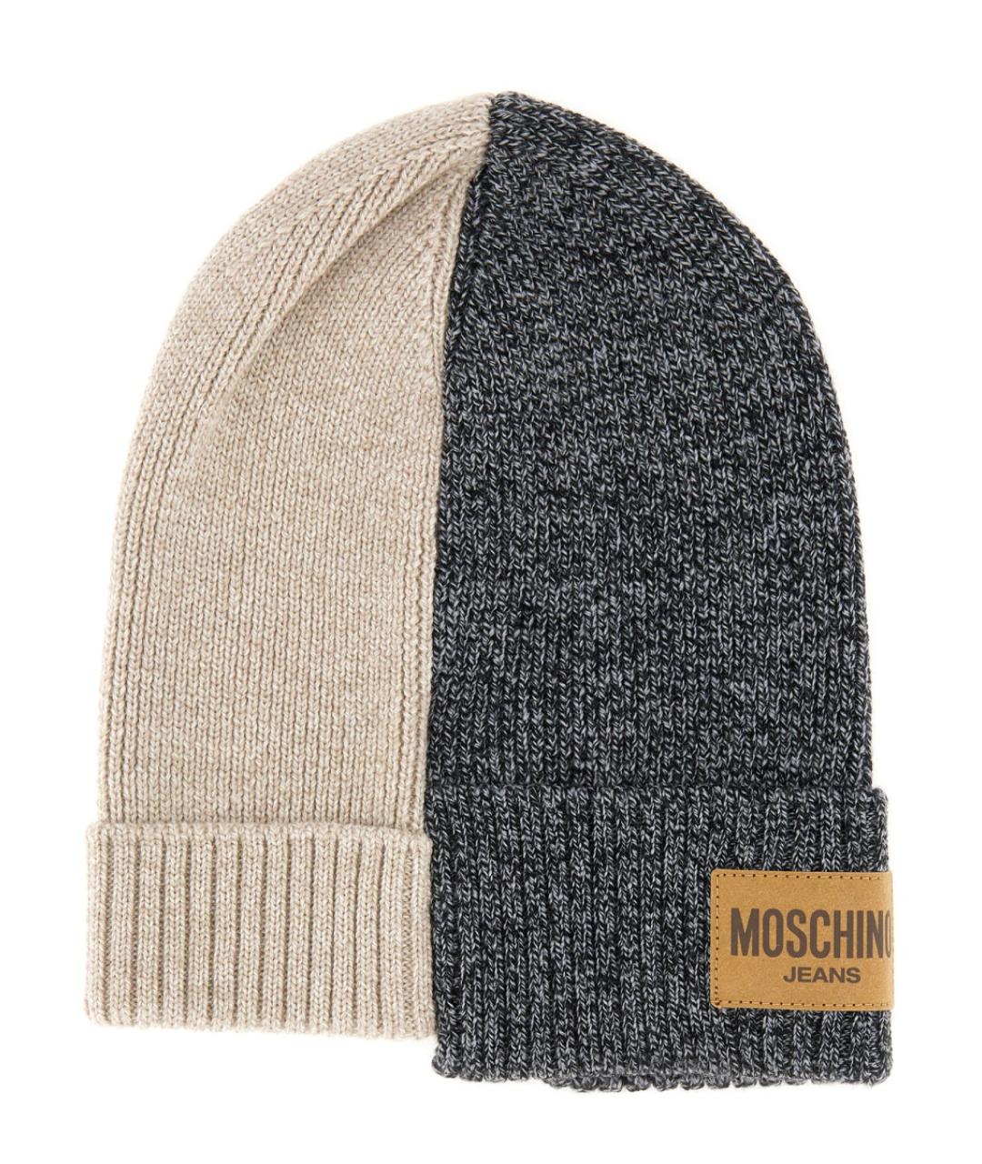 MOSCHINO JEANS Мульти шерстяная шапка, фото 2