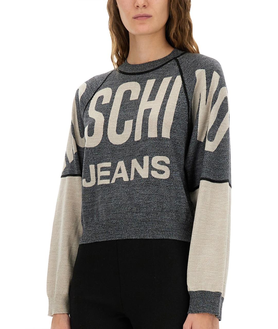 MOSCHINO JEANS Мульти шерстяной джемпер / свитер, фото 4