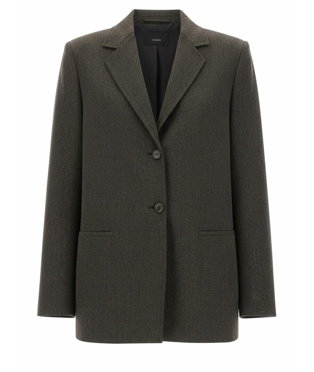 MOSCHINO JEANS Коричневый шерстяной жакет/пиджак, фото 1