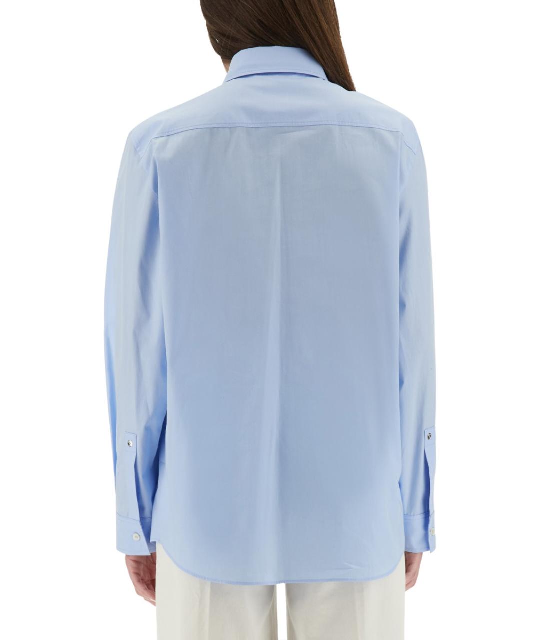 MOSCHINO JEANS Синяя хлопковая рубашка, фото 2