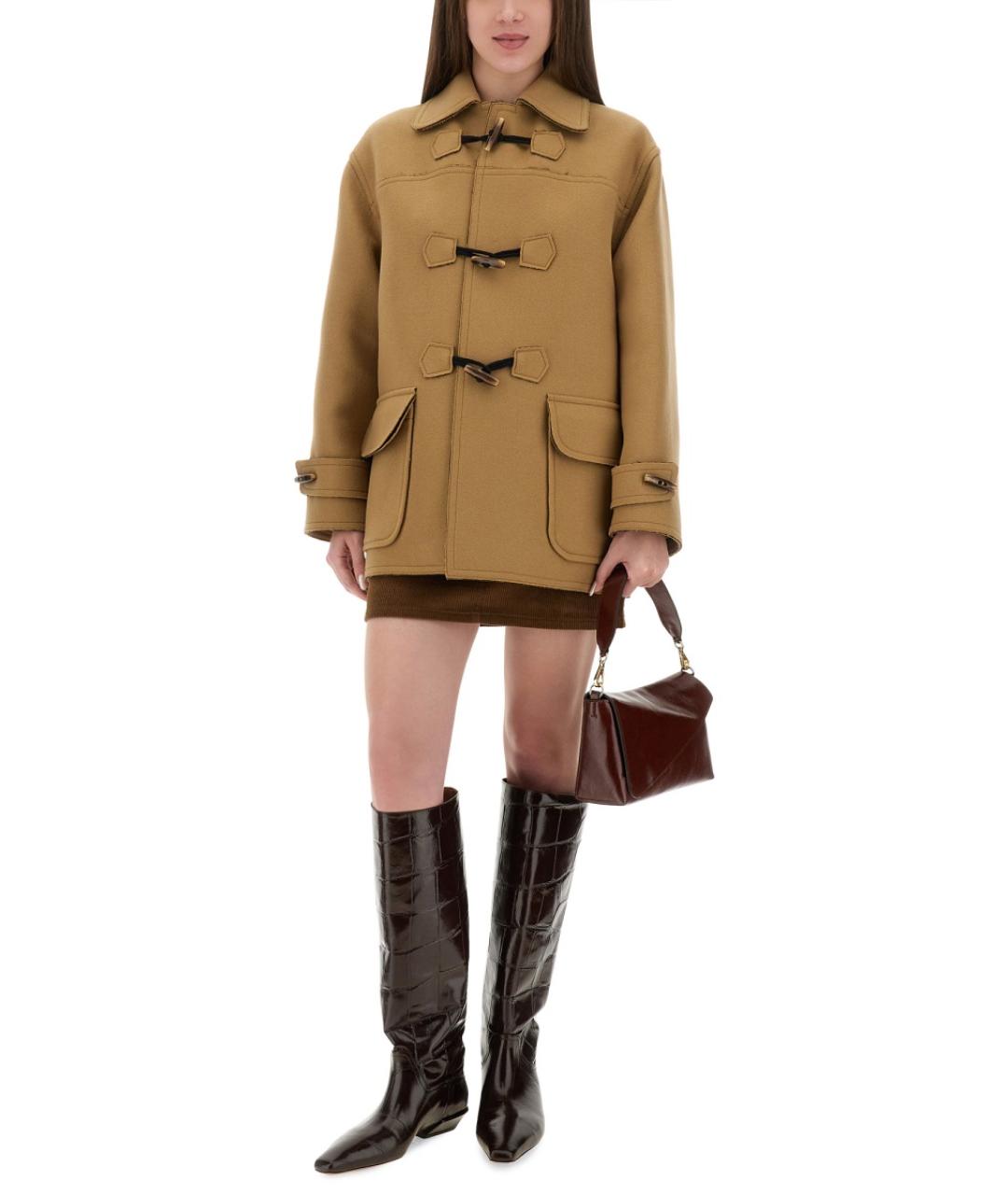 MOSCHINO JEANS Бежевая шерстяная куртка, фото 4