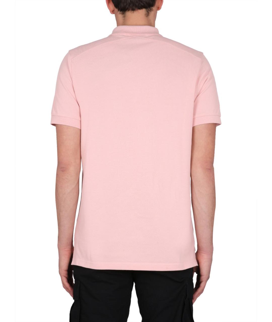 MA.STRUM Розовое хлопковое поло с коротким рукавом, фото 3