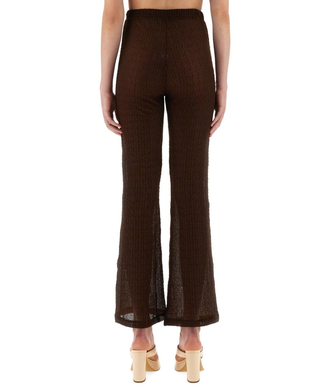 Selia Richwood Коричневые полиэстеровые прямые брюки, фото 4