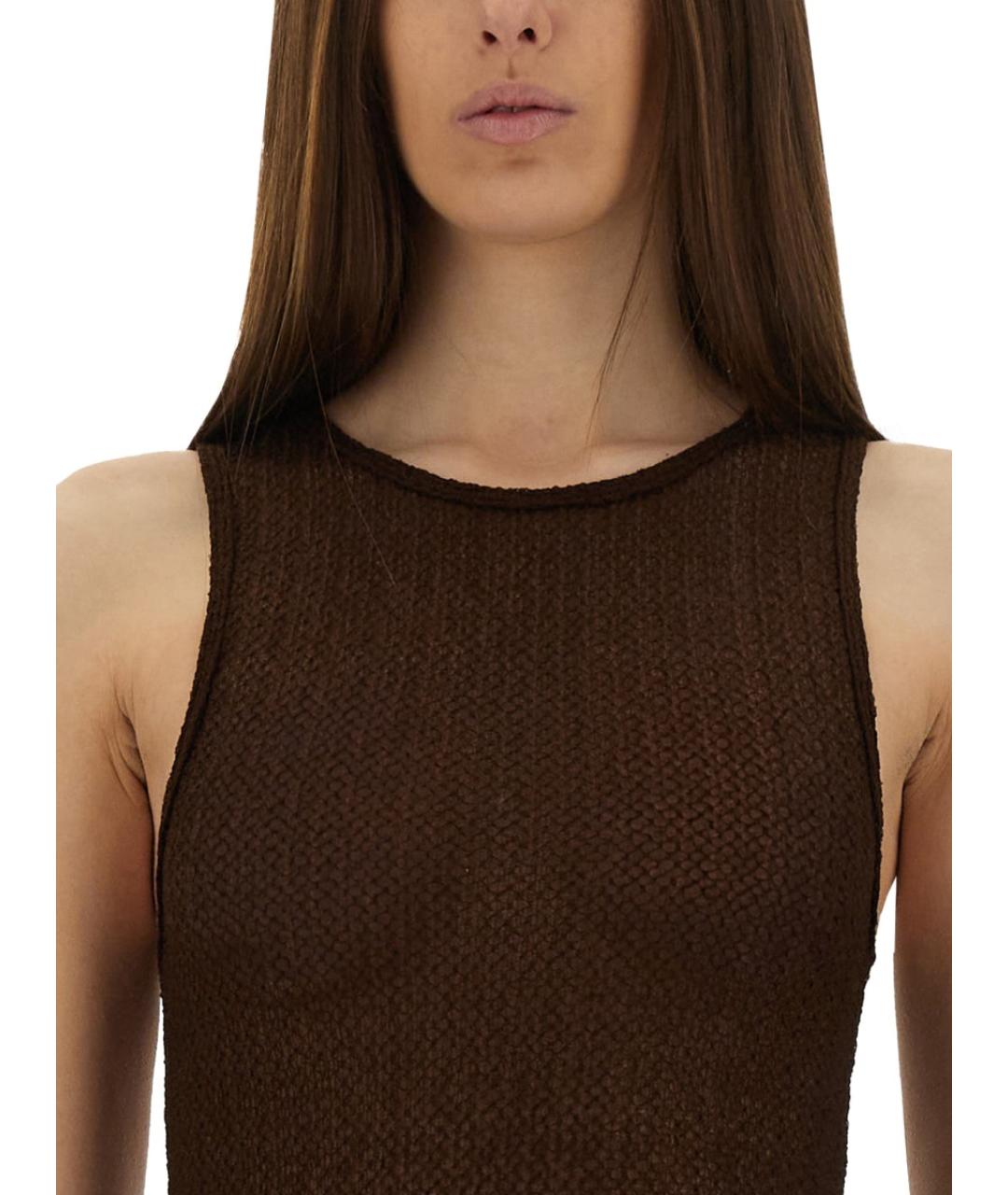 Selia Richwood Коричневое полиэстеровое повседневное платье, фото 4