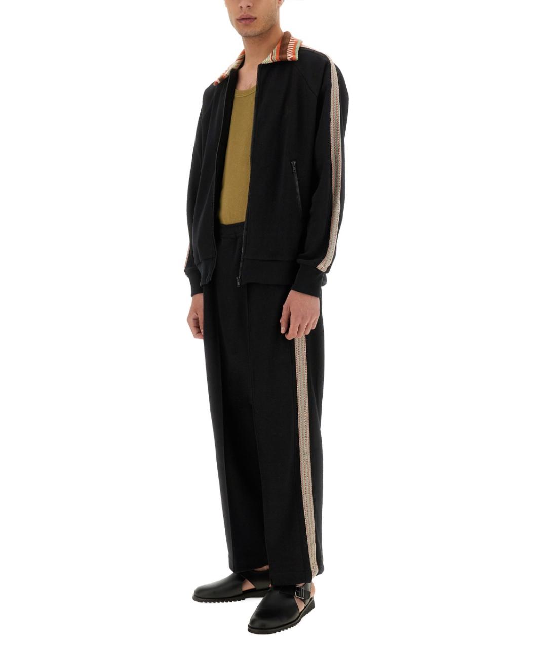 SASQUATCHFABRIX Черные полиэстеровые повседневные брюки, фото 3