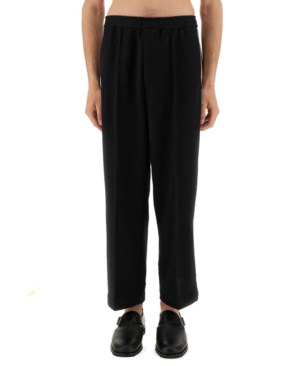 SASQUATCHFABRIX Черные полиэстеровые повседневные брюки, фото 2