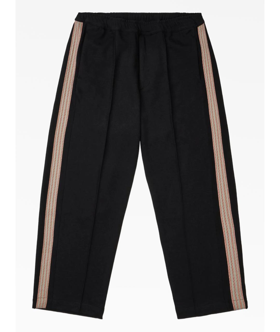 SASQUATCHFABRIX Черные полиэстеровые повседневные брюки, фото 1