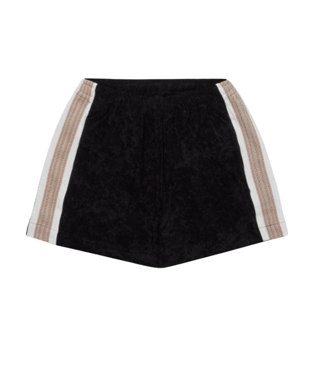 SASQUATCHFABRIX Черные полиэстеровые шорты, фото 1