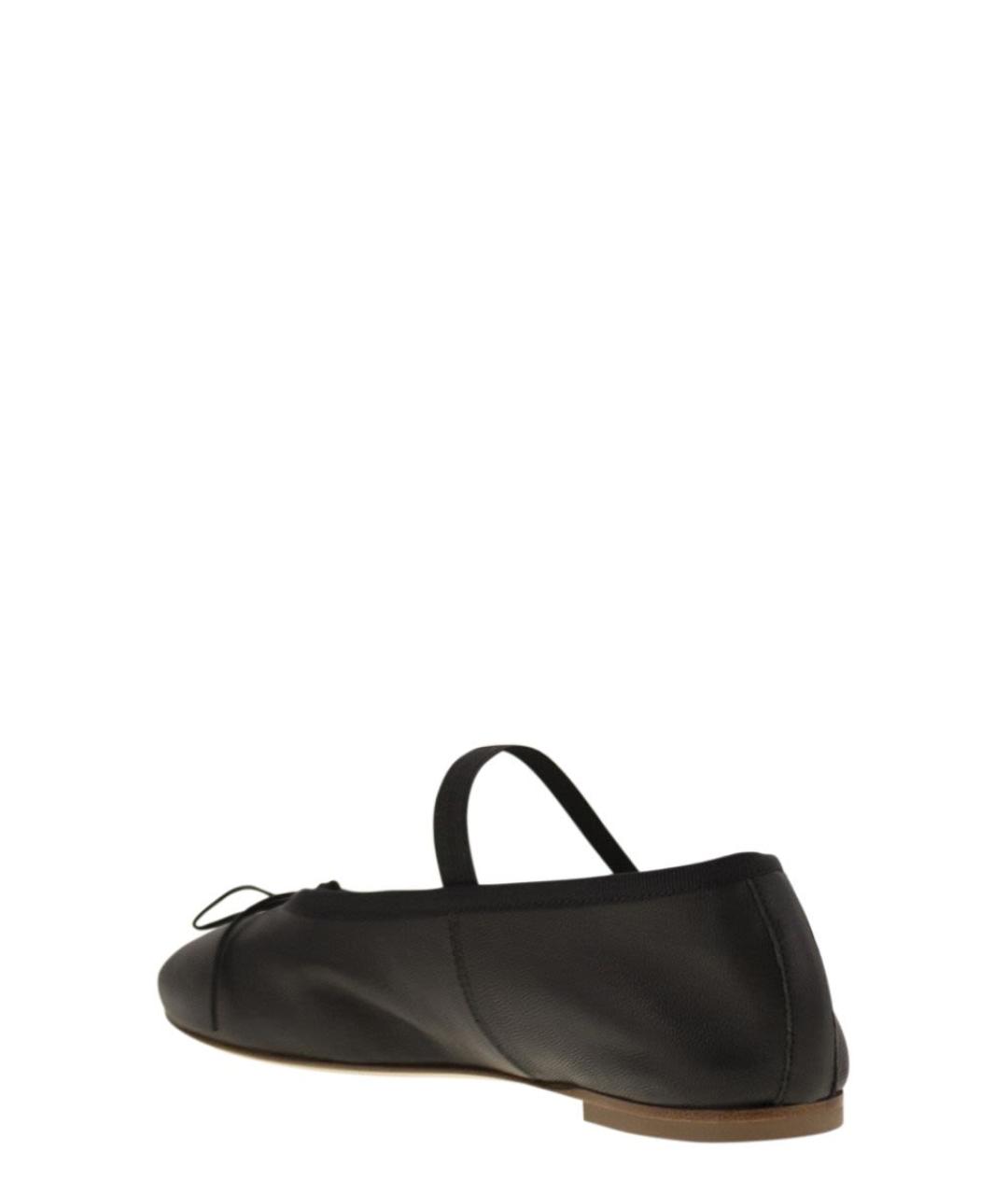ANNIEL Черные кожаные балетки, фото 3