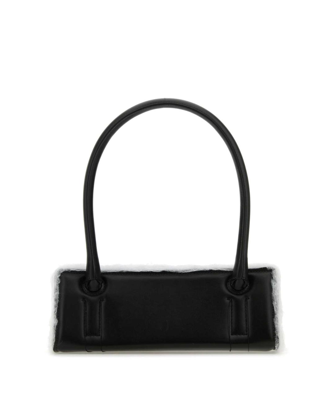 DENTRO Черная кожаная сумка через плечо, фото 1