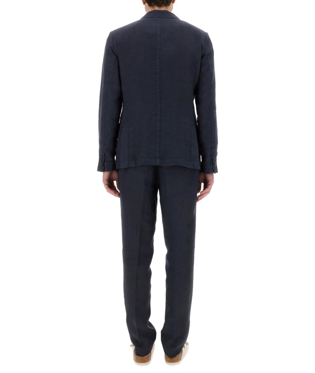 120% LINO Синий классический костюм, фото 4
