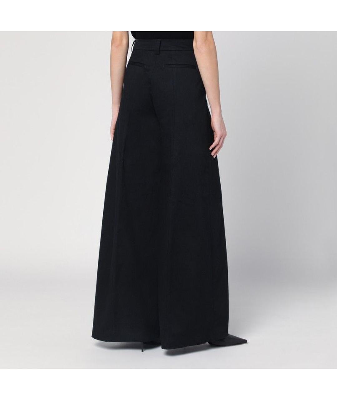 THE LATEST Черные хлопковые прямые брюки, фото 2