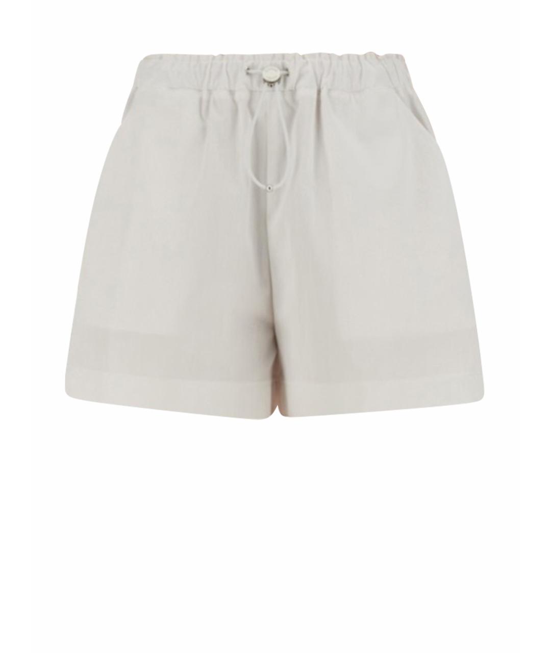 MOSCHINO JEANS Белые хлопковые шорты, фото 1