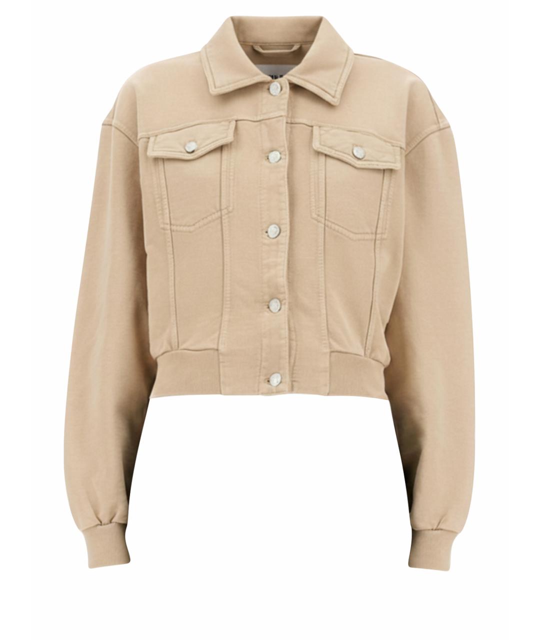 MOSCHINO JEANS Бежевая хлопковая куртка, фото 1