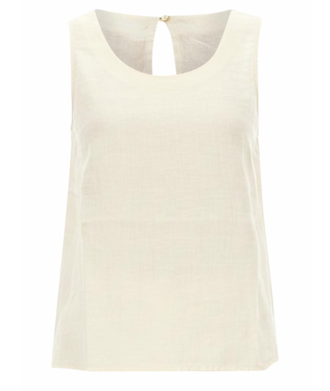 120% LINO Розовая льняная майка, фото 6