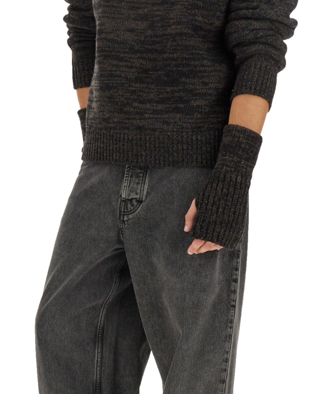 ETUDES Коричневый шерстяной джемпер / свитер, фото 5