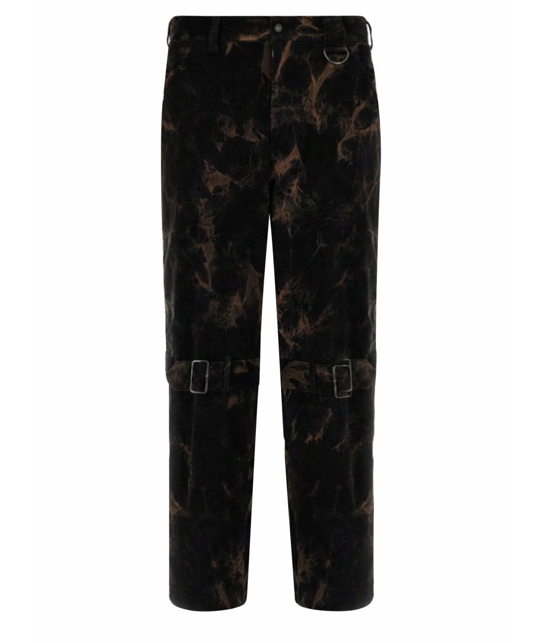 AIE Черные хлопковые повседневные брюки, фото 1