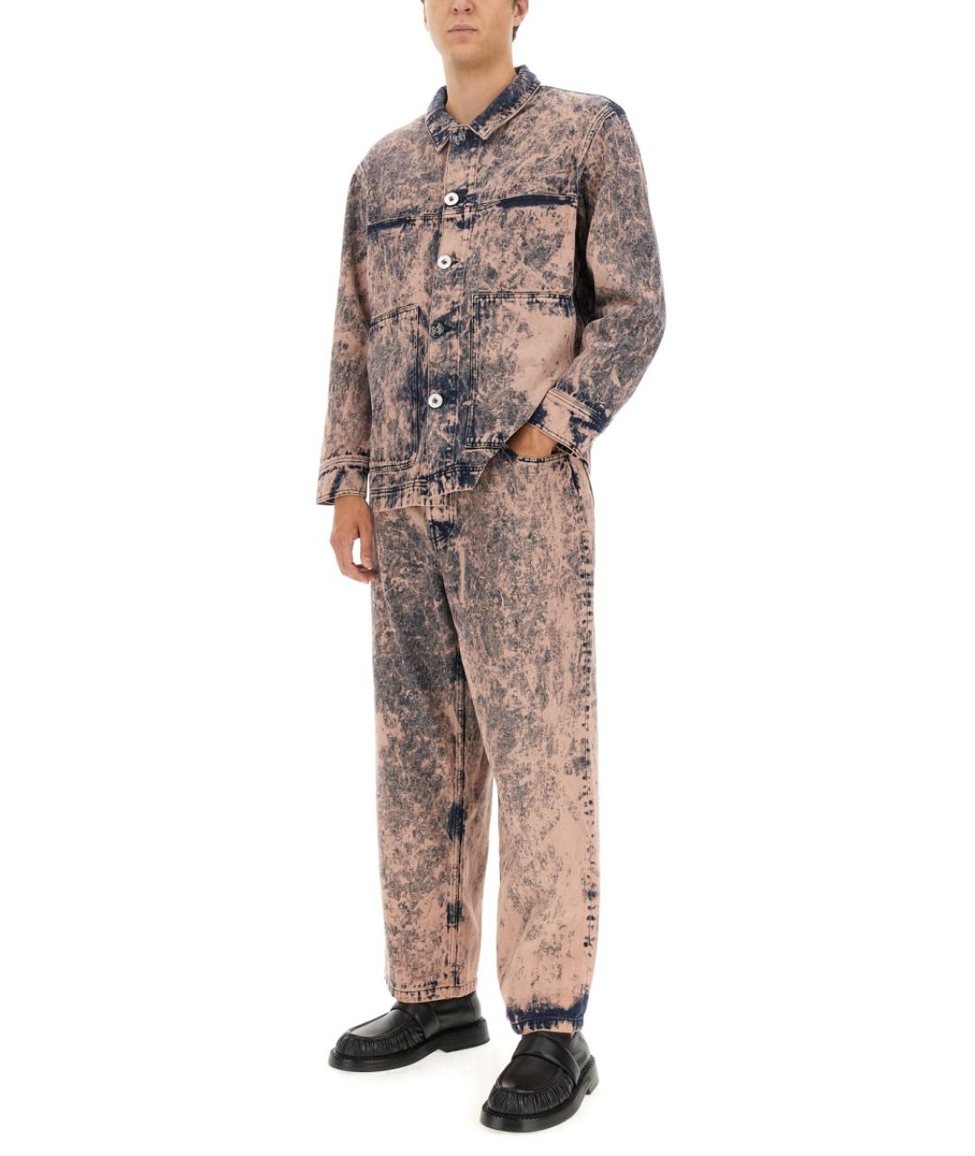 ETUDES Розовые хлопковые повседневные брюки, фото 2