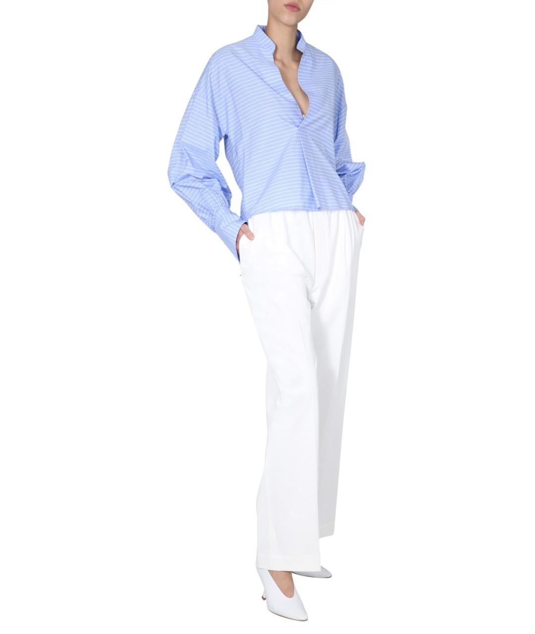 JEJIA Белые хлопковые прямые брюки, фото 2