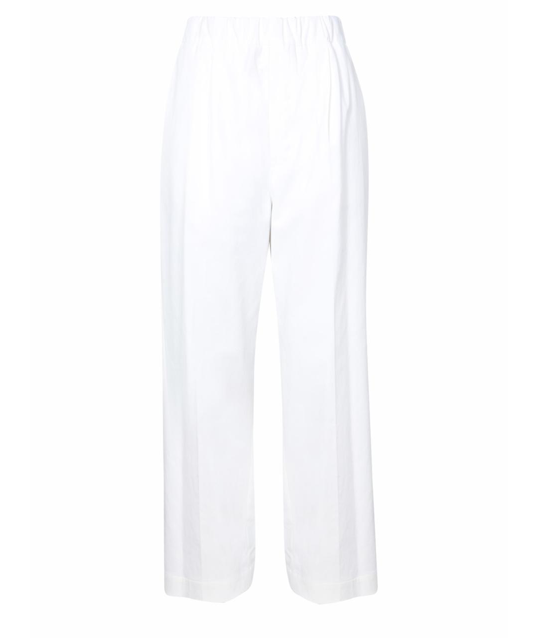 JEJIA Белые хлопковые прямые брюки, фото 1