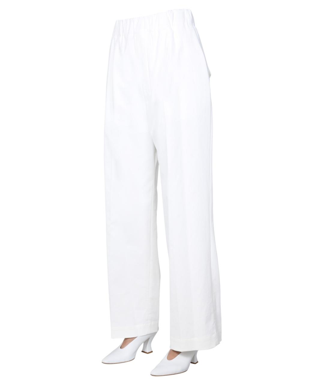 JEJIA Белые хлопковые прямые брюки, фото 3
