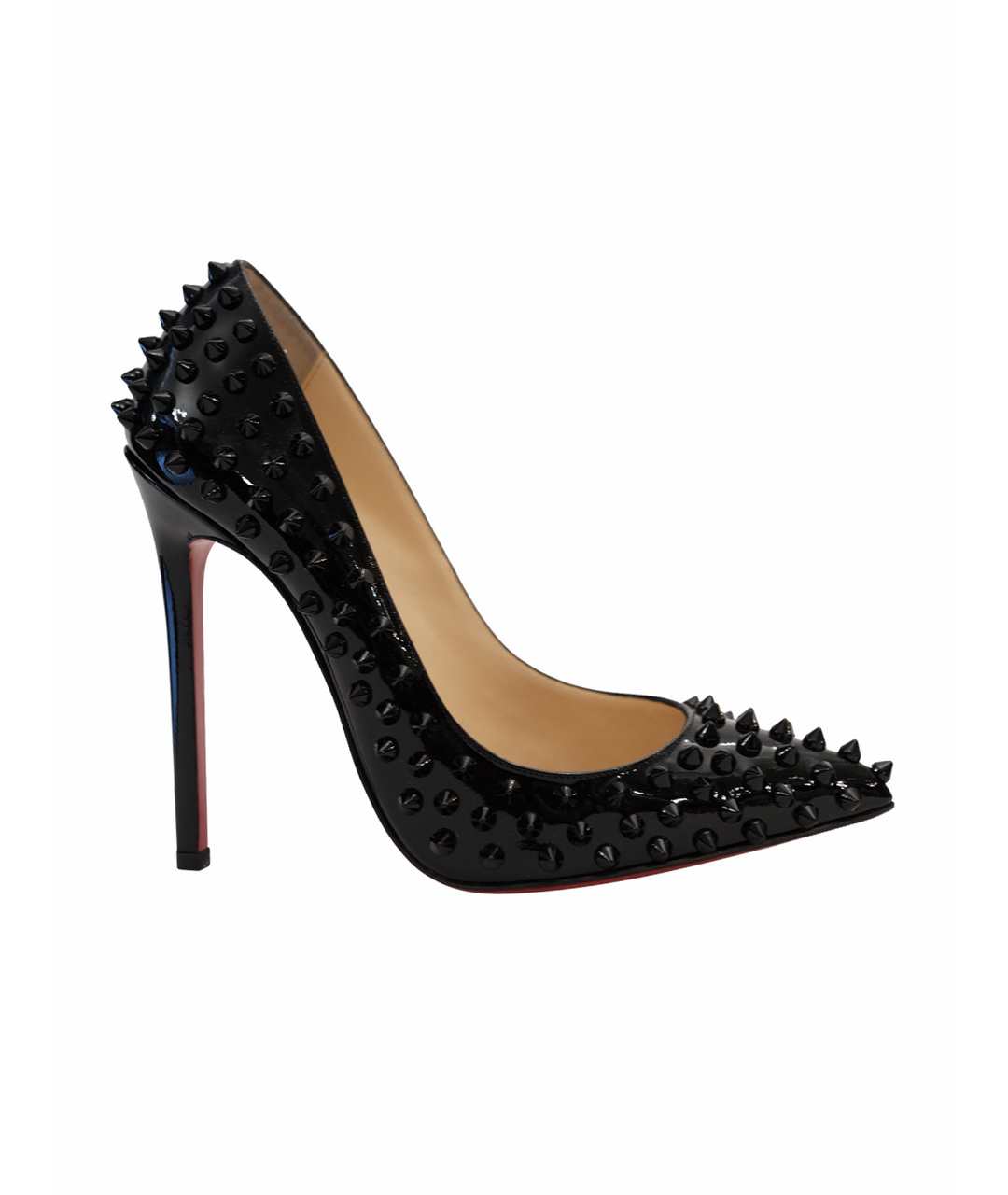 CHRISTIAN LOUBOUTIN Черные туфли из лакированной кожи, фото 1