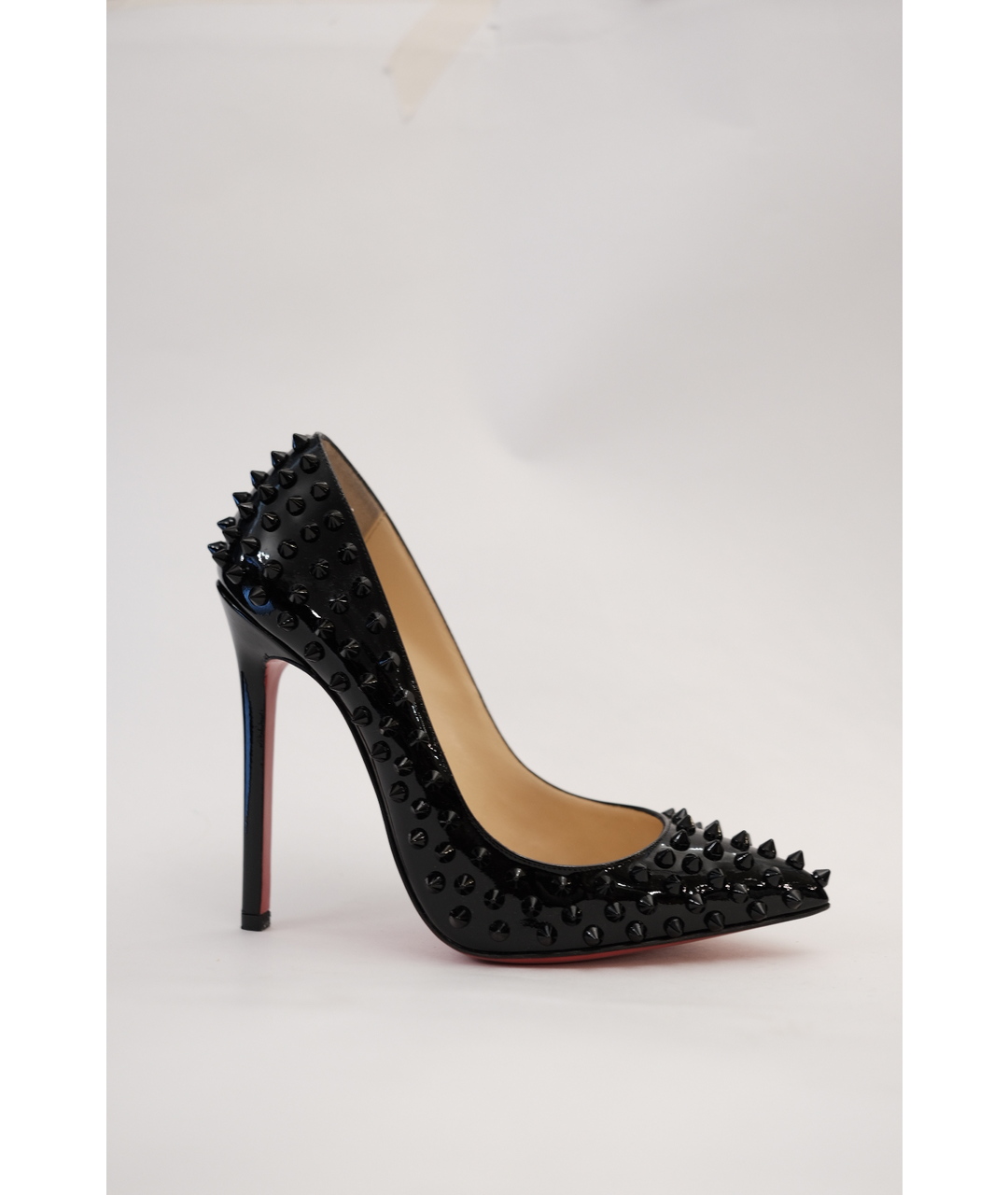 CHRISTIAN LOUBOUTIN Черные туфли из лакированной кожи, фото 7