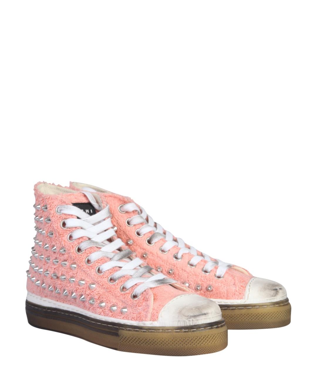 GIENCHI Розовые текстильные кеды, фото 2