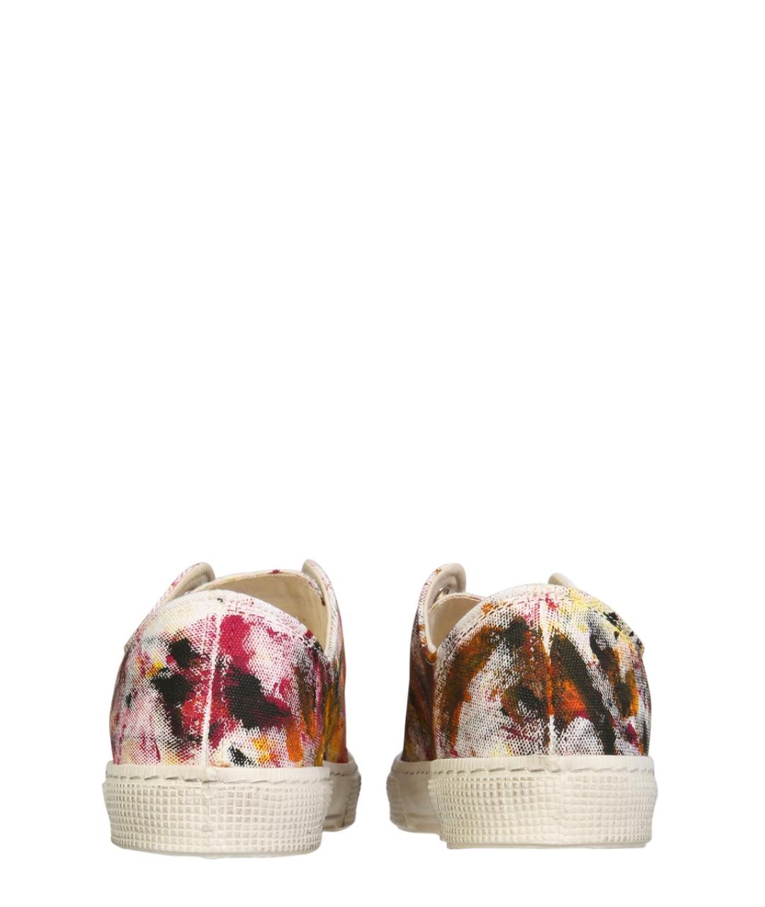 GIENCHI Мульти текстильные низкие кроссовки / кеды, фото 3