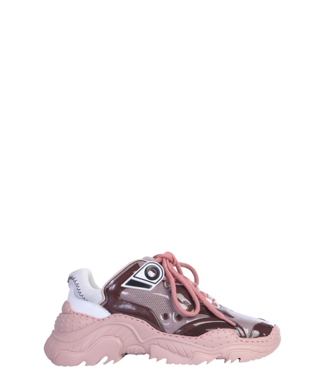 NO. 21 Розовые текстильные кроссовки, фото 1