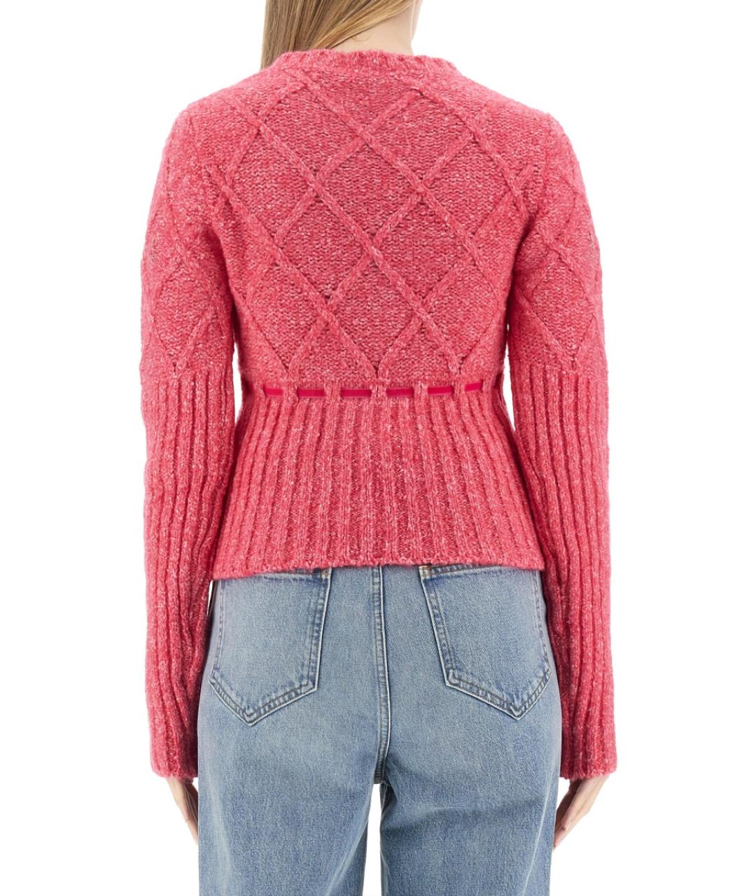 CORMIO Фуксия шерстяной джемпер / свитер, фото 4