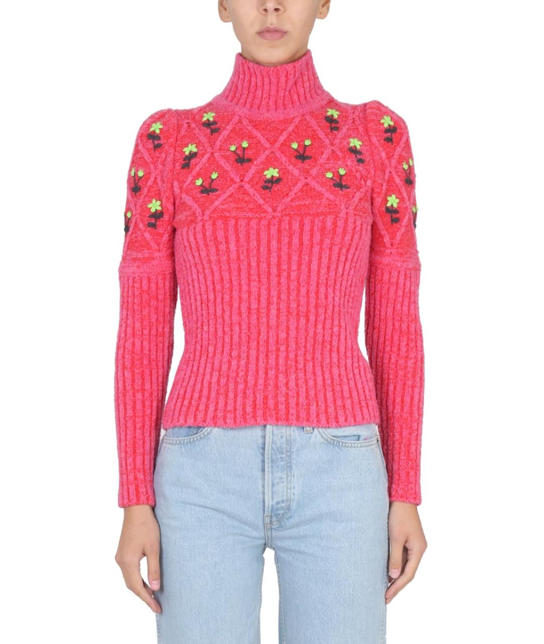 CORMIO Красный шерстяной джемпер / свитер, фото 2