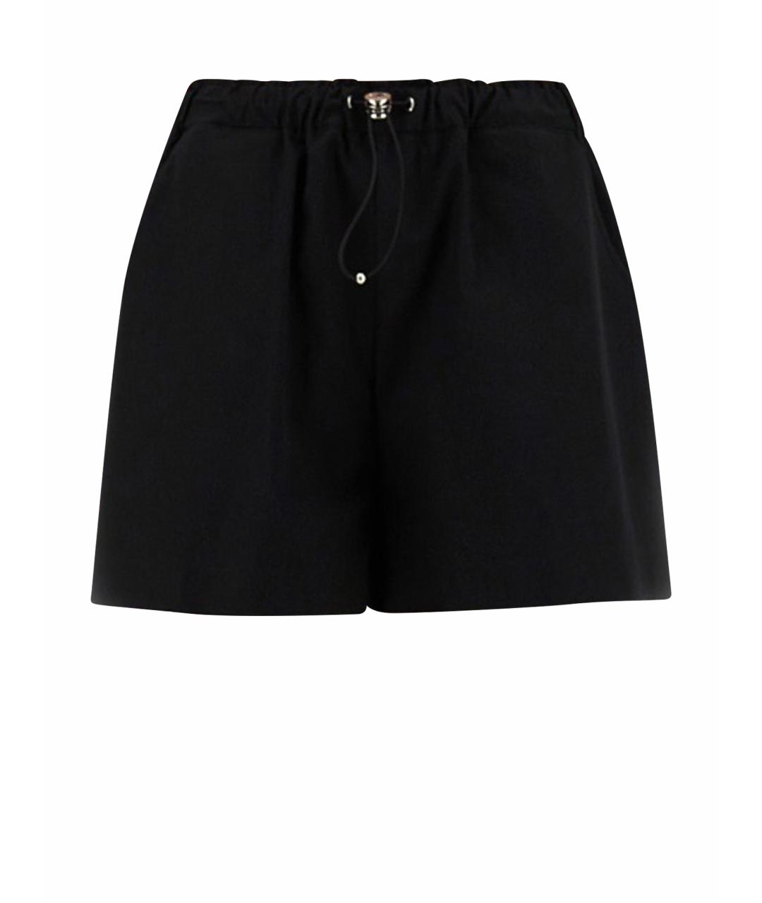 MOSCHINO JEANS Черные хлопковые шорты, фото 1