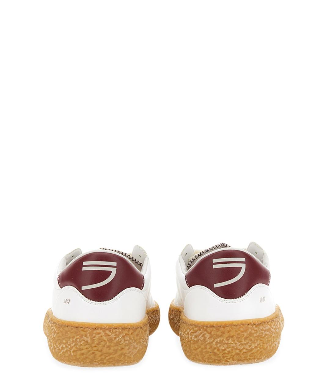 PURAAI Белые синтетические низкие кроссовки / кеды, фото 3