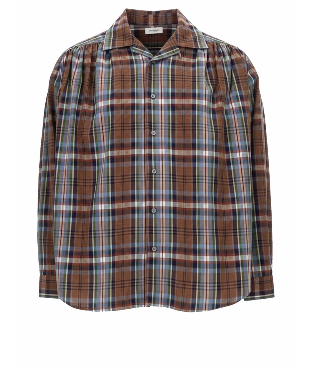 AIE Синяя хлопковая кэжуал рубашка, фото 1