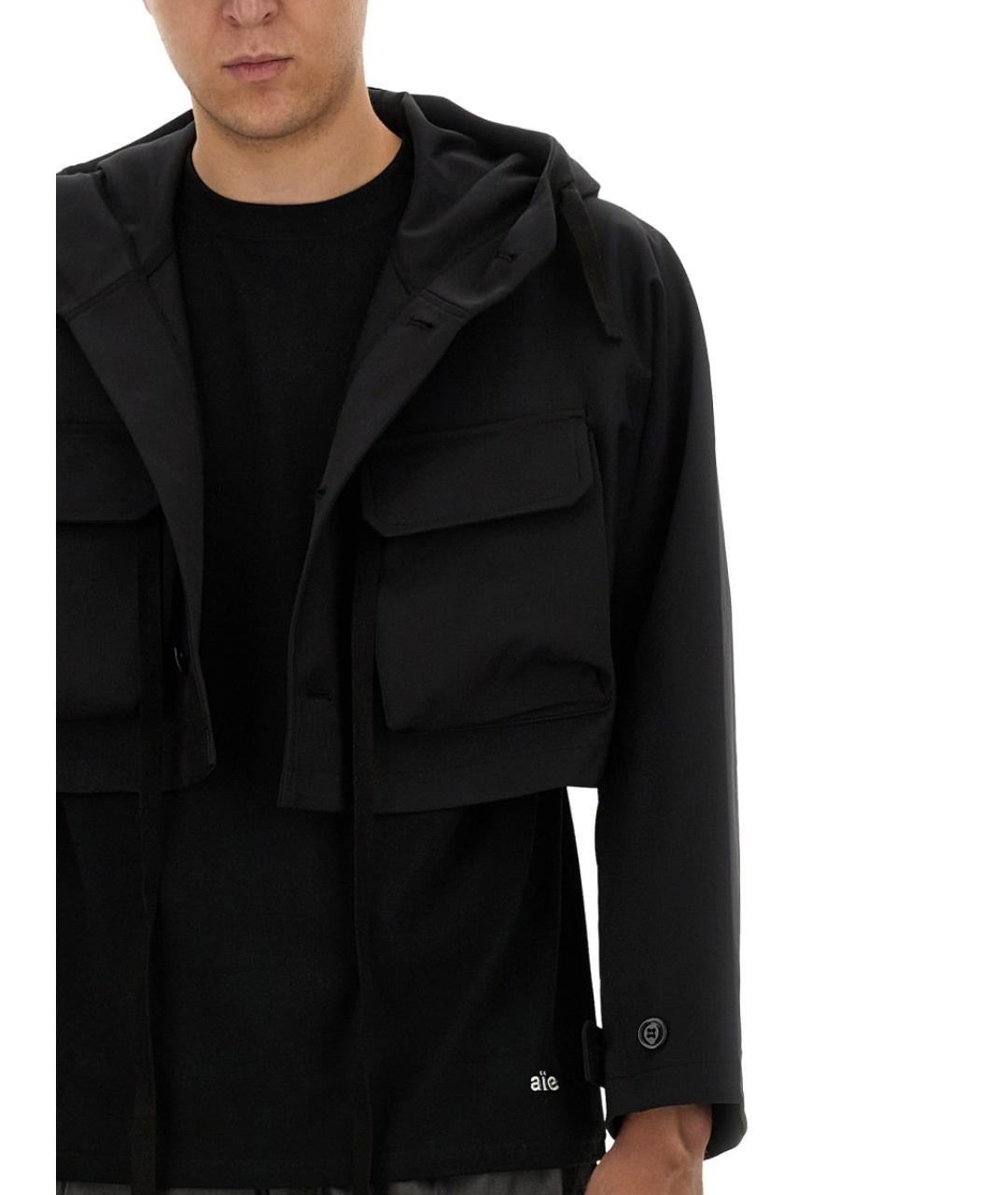 AIE Черная хлопковая футболка, фото 4