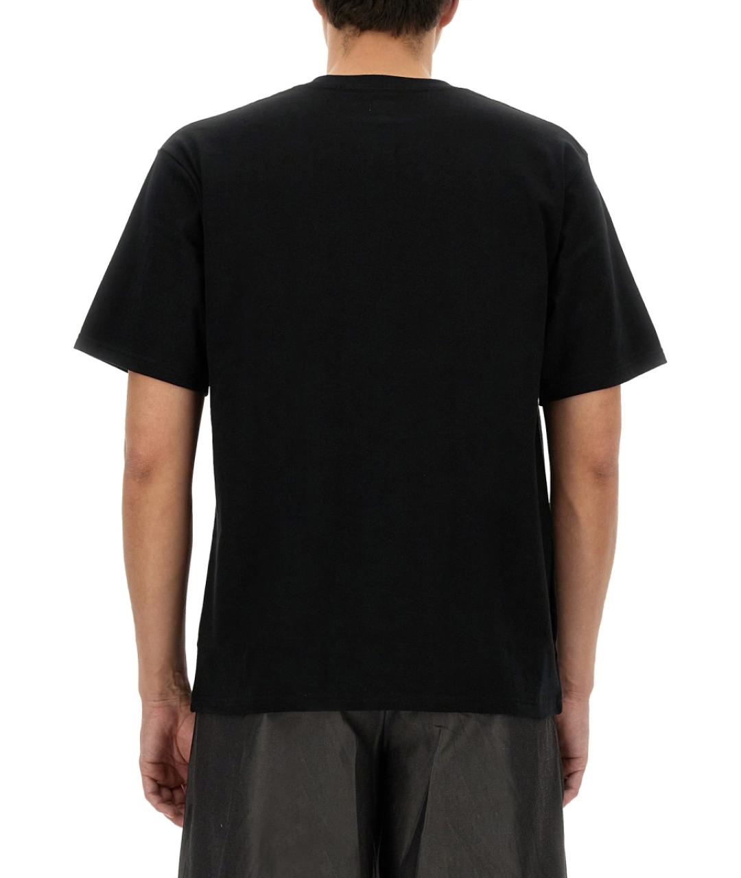 AIE Черная хлопковая футболка, фото 3