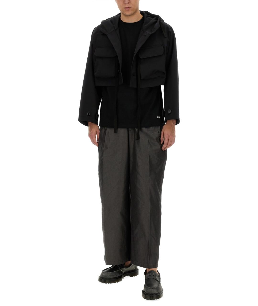 AIE Черная хлопковая футболка, фото 2